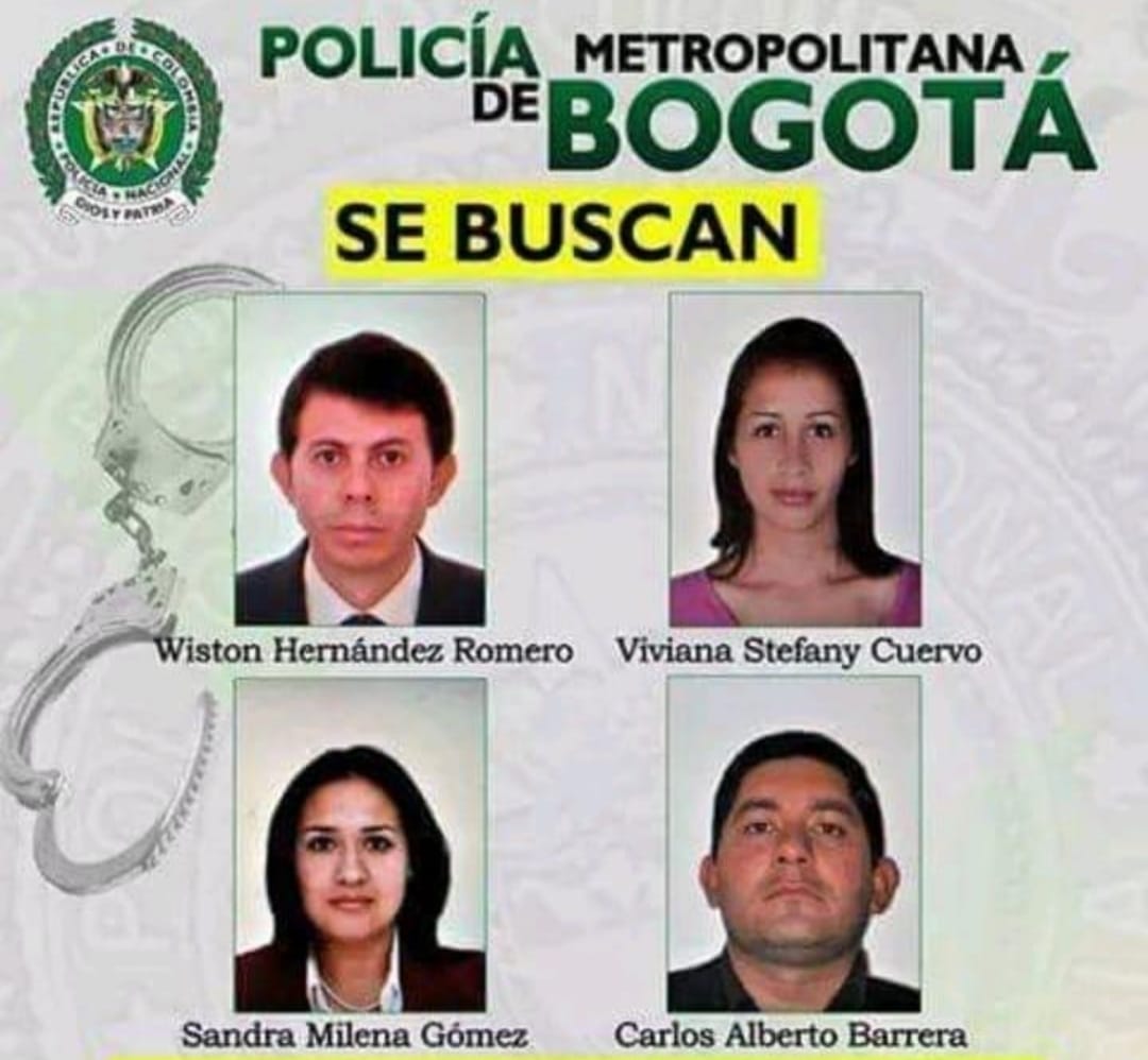 Falsas cadenas - FOTO: Policía Metropolitana de Bogotá