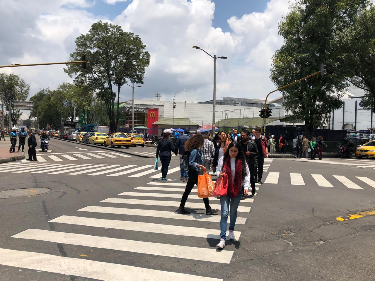 Intersección en X - FOTO: Prensa Secretaría de Movilidad