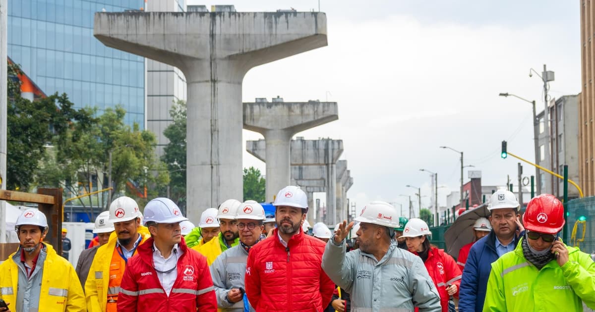 Obras Metro de Bogotá van 222 capiteles y 3.8 kilómetros de viaducto