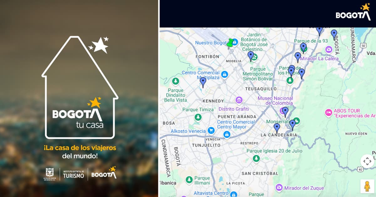 Turismo Bogotá conoce la capital de Colombia con plataformas movilidad 2025