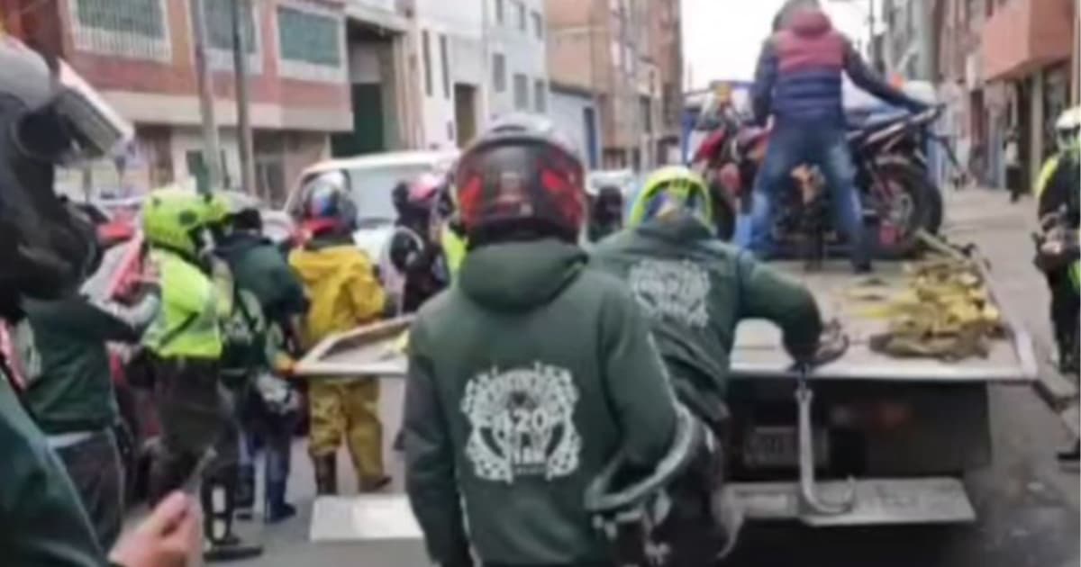 Operativo de movilida en barrio Ricaurte en Bogotá dejó 12 capturados