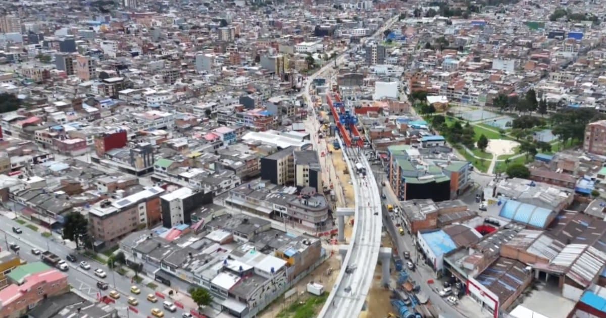 Proyecto Metro de Bogotá llegaría al 70 % de avance diciembre de 2025