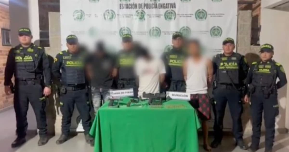 Foto de los tres capturados en Engativá por hurtar una vivienda