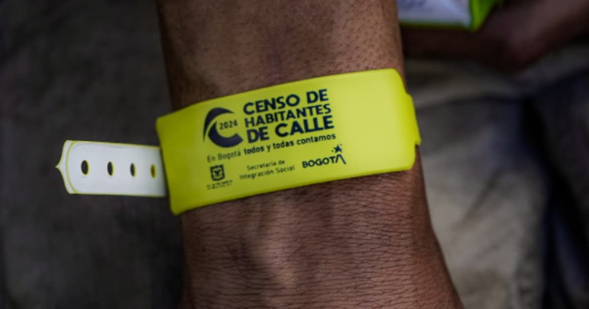 Manilla del censo de habitante de calle