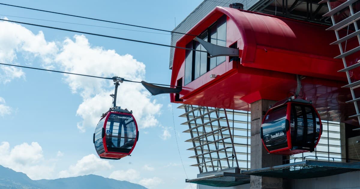 Foto del TransMiCable de Ciudad Bolívar