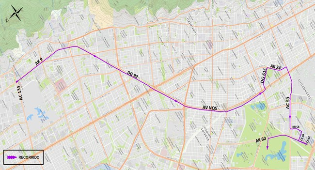 Conoce los cierres y desvíos viales por Carrera Allianz 15K en Bogotá