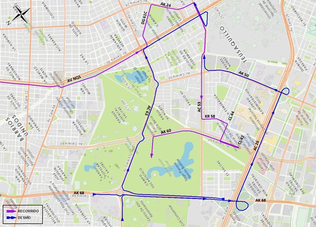 Conoce los cierres y desvíos viales por Carrera Allianz 15K en Bogotá