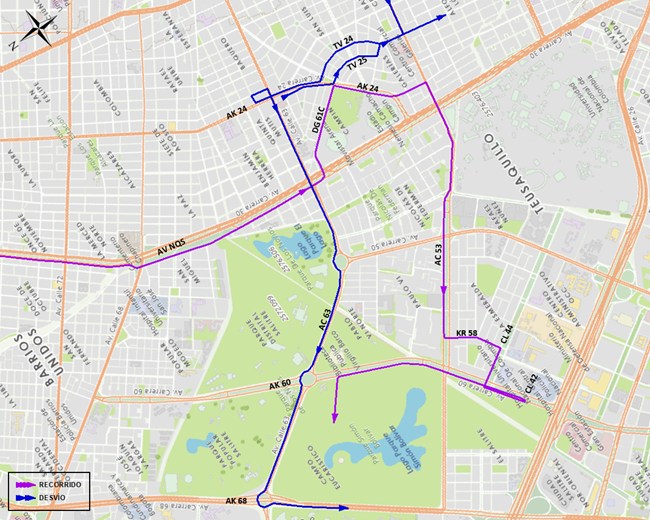 Conoce los cierres y desvíos viales por Carrera Allianz 15K en Bogotá