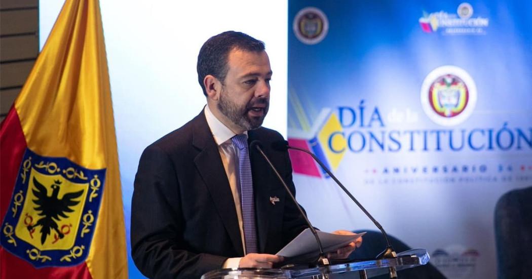 Discurso alcalde Carlos Fernando Galán conmemoración Constitución 1991