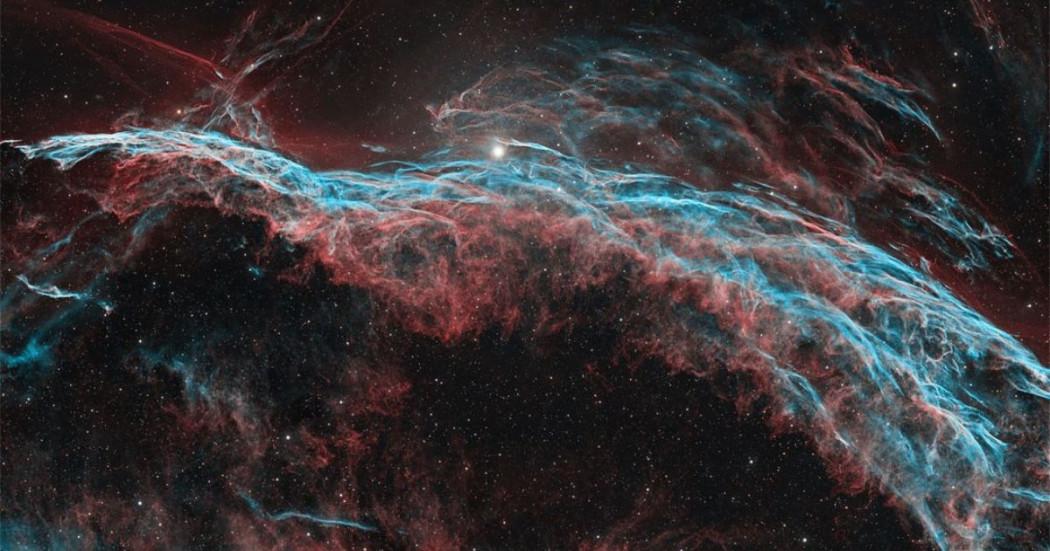 astrofotografía de la nebulosa de la Escoba de Bruja,