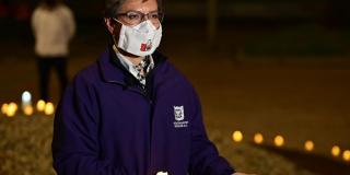 Con velatón por la memoria y la vida en Bogotá