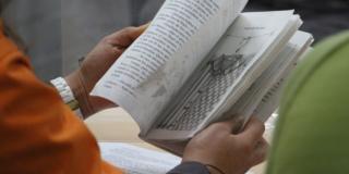 Foto de concurso de cuento en la Cárcel Distrital