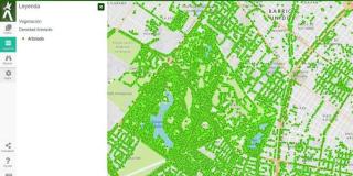 Imagen del Visor Geográfico.