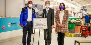 Dir. IPES, Embajador de Japón en Colombia y Dir. Relaciones internacionales. FOTO: Alcaldía Mayor