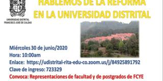 Banner Reforma U. Distrital