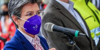 La alcaldesa, Claudia López, lideró una nueva nueva versión de Despachando Seguridad Distrito - Fenalco. Foto. Alcaldía.