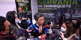 Imagen de la Alcaldesa, Claudia López.