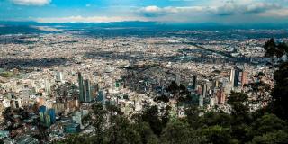 Foto panorámica de Bogotá