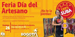 Feria de artesanos en Suba.