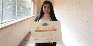 Entrevista a Evelin Martinez ganadora de Bogotá en 100 palabras 2022