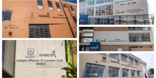 Colegios entregados en diciembre 2023 por la administración distrital