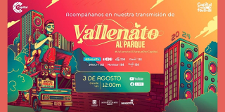 Vallenato al Parque 2024 en Bogotá por Canal Capital