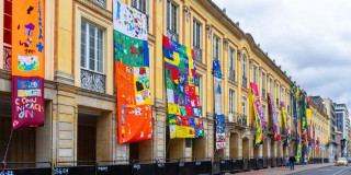 Día Internacional de la Paz en Bogotá: telas por la reconciliación
