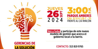 Lanzamiento de las ‘Gerencias de la Solución’ en la localidad de Suba