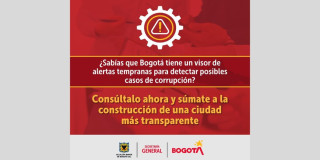 Bogotá publica Visor de Alertas Tempranas para prevenir la corrupción