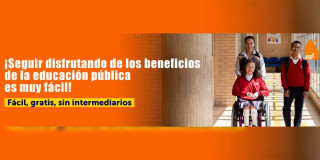 Solicitud de beneficios escolares en colegios distritales de Bogotá
