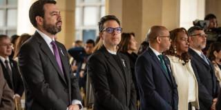 Alcalde Galán conmemoró víctimas 39° aniversario Palacio de Justicia