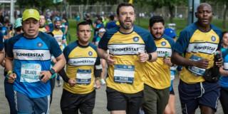 Alcalde participó en carrera atlética en Bogotá