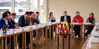 Bogotá y empresarios de Suiza trabajan en iniciativas de desarrollo