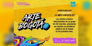 Conoce los 15 ganadores de la primera convocatoria ‘Arte x Bogotá 2.0’