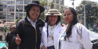 Gestoras étnicas fortalecen el diálogo con comunidad Emberá en Bogotá