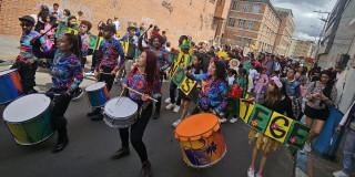 Los Mártires centro de Bogotá, celebró 21 años Carnaval por la Vida 2025