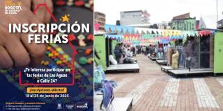 Vendedor informal parte de puestos ferias Las Aguas y calle 24 Bogotá