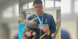 David Santiago Melo medalla de bronce para Bogotá en paranatación Tailandia 2025