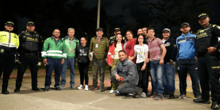 Alcaldía local Tunjuelito verificó estado de luminarias parque Betania
