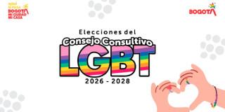 Logo de las elecciones al proceso electoral del Consejo Consultivo Distrital LGBT