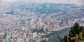 Foto panorámica de Bogotá