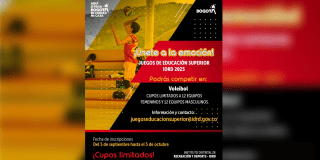 Imagen con información de las inscripciones de Voleibol de los Juegos de Educación Superior