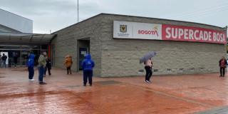 Foto que muestra la fallada del SuperCADE Bosa en Bogotá