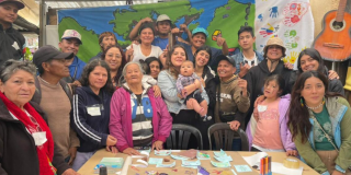 Imagen de los integrantes de los cuatro proyectos ganadores de estos estímulos.