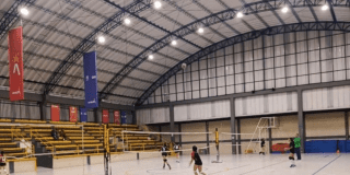 Imagen panorámica de la iluminación Led