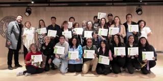 Foto de ganadores de iniciativas de Voluntariado Ambiental