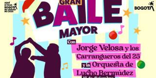 Imagen oficial del concierto Gran Baile Mayor EstarBien Bogotá en Movistar Arena este lunes 15 de diciembre.