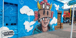 Foto de un mural en la localidad de Barrios Unidos