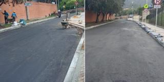 Obras en Bogotá rehabilitación de malla vial calle 68 y transversal 1