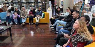Foto de la primera experiencia de turismo en bibliotecas de Bogotá en la biblioteca El Tunal.